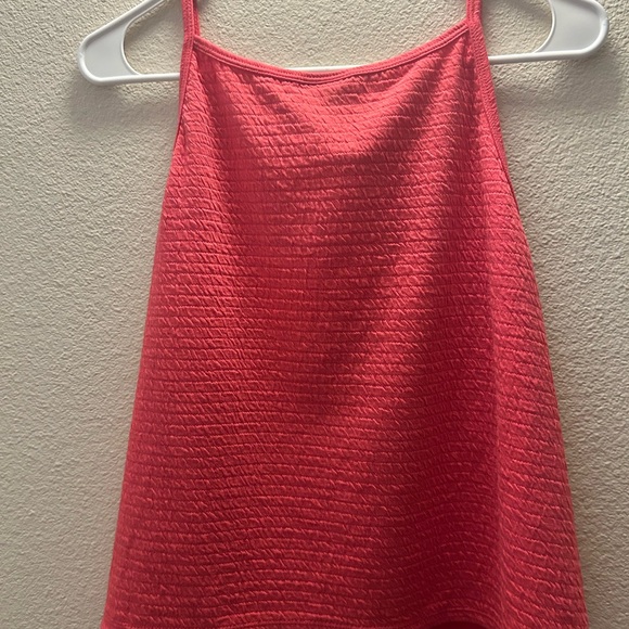 NWT Pink Textured Torrid High Neck Tank Top Size 2 - Picture 3 of 4